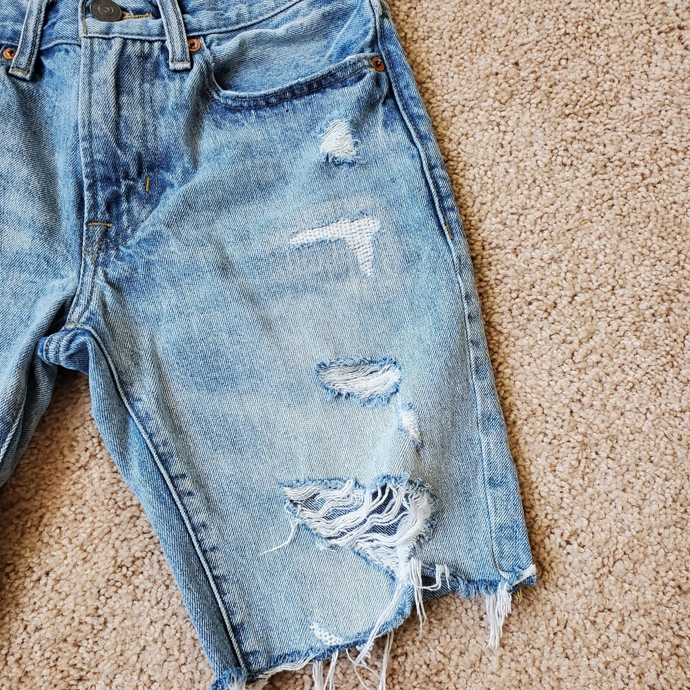 Boys Ameican Eagle slim straight denim short 26 - Picture 2 of 7